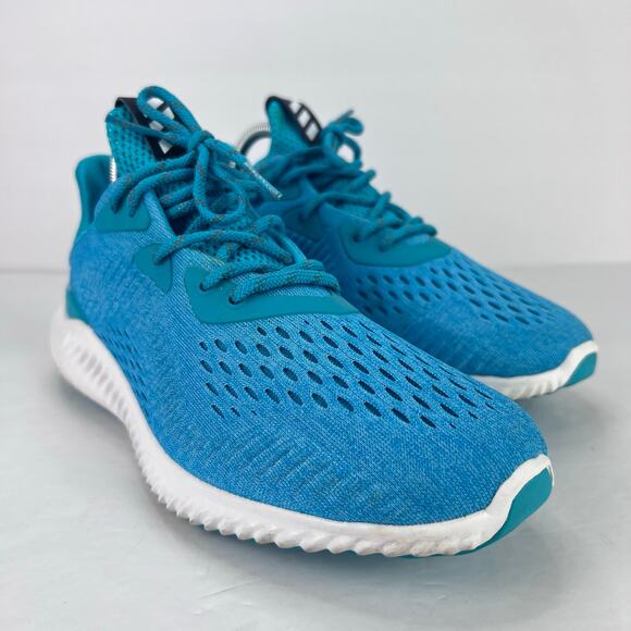 EUC Adidas Alphabounce EM BW0328 Women's Aqua Blue Running Sneaker US 9 - Picture 1 of 12
